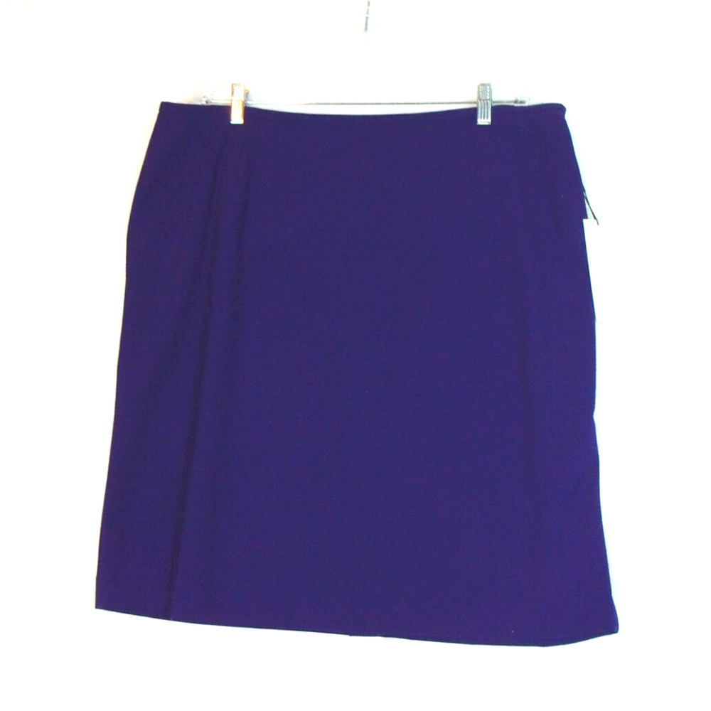 Calvin Klein Women’s Pencil Grape Color Lined‎ Skirt Size 18W Business Classic